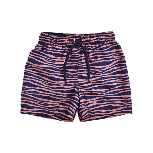 SWIM ESSENTIALS Badeshorts UV 50+ - Zebra blau/orange – jetzt kaufen