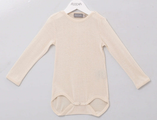 Alkena Body langarm natur mit Knöpfen an den Schultern – jetzt kaufen