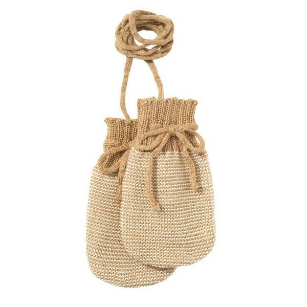 Disana disana Strick-Handschuhe / Fäustel karamell/nat – jetzt kaufen