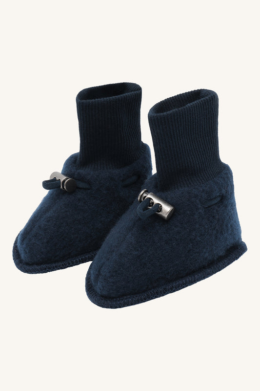 Hust and Claire Felice Babyschuhe Wollfleece more navy – jetzt kaufen