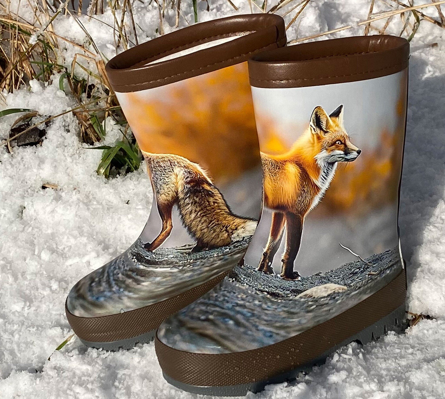 maximo Regenstiefel Fuchs Fotoprint Winterfutter – jetzt kaufen