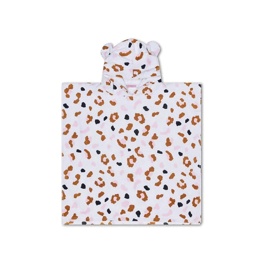 SWIM ESSENTIALS Strandponcho Leopard 65 x 65 cm Baumwo – jetzt kaufen