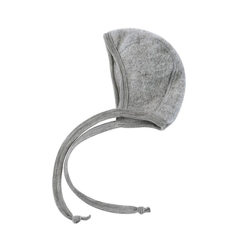 Engel Natur Babyhäubchen - Wollfleece - hellgrau melan – jetzt kaufen
