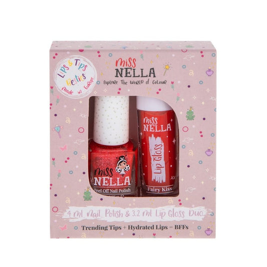 Miss Nella Nagellack und Lip Gloss Set - Pink Secret D – jetzt kaufen