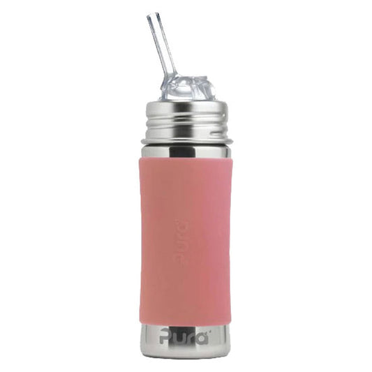PURA Pura KIDDO Trinkhalmflasche 325ml Rose Sleeve – jetzt kaufen