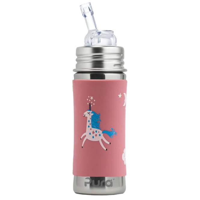 PURA PURA Trinkhalmflasche 325 ml Einhorn sleeve – jetzt kaufen