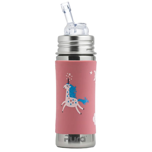 PURA PURA Trinkhalmflasche 325 ml Einhorn sleeve – jetzt kaufen