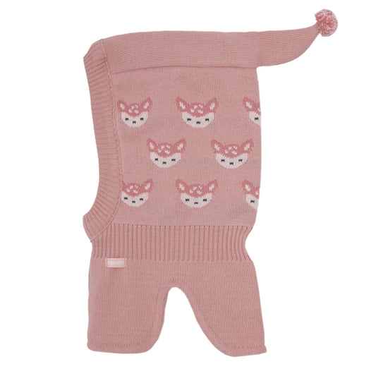 maximo Schlupfmütze mit Zipfel - Reh - Baumwolle rosa – jetzt kaufen