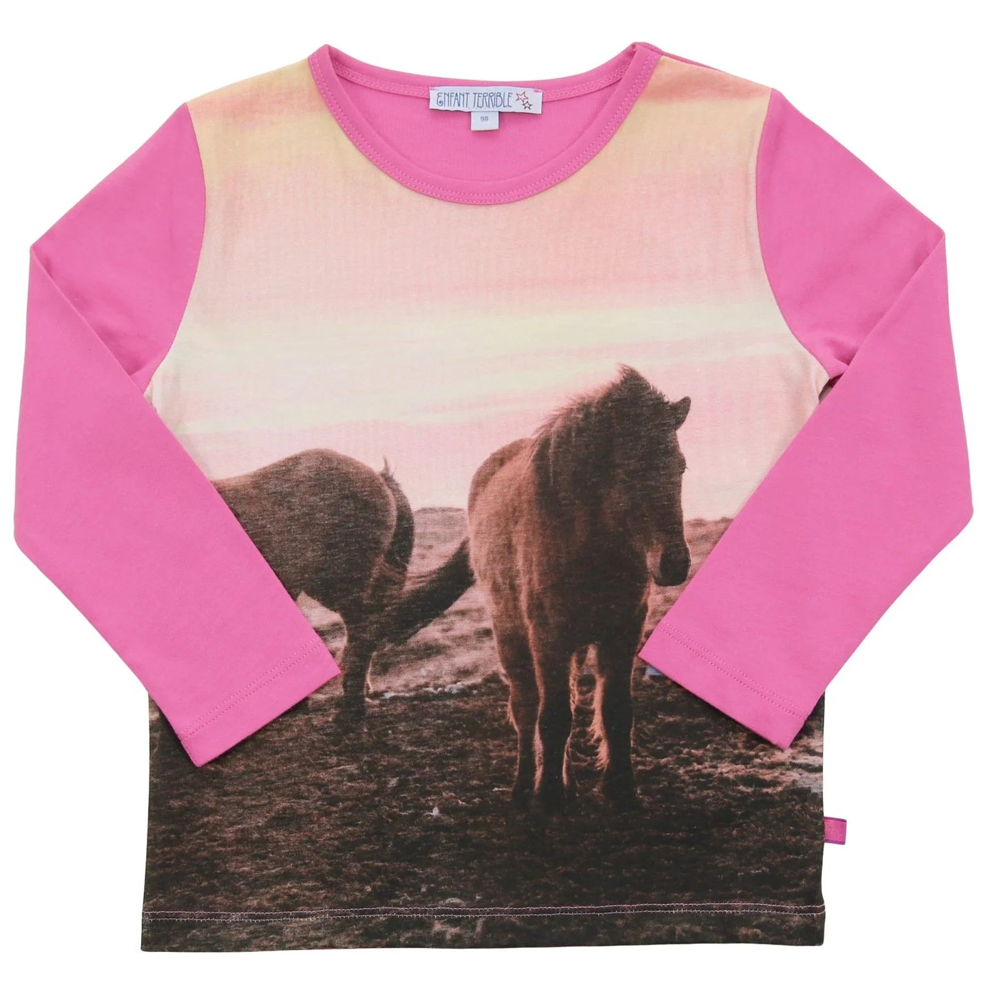 Enfant Terrible Shirt langarm Pferdedruck Biobaumwolle – jetzt kaufen