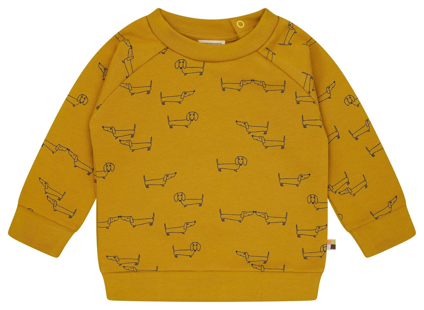 Loud and Proud Pullover Dackel - Biobaumwolle - curry – jetzt kaufen