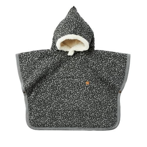 Cloby Teddy Poncho Leopard Grey – Grösse 1-3 Jahre – jetzt kaufen