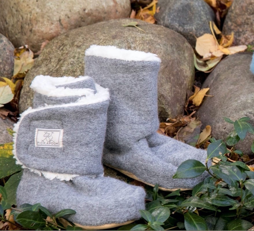 Pick a Pooh Trotter Wollwalk - Plüsch - Klett - grau m – jetzt kaufen