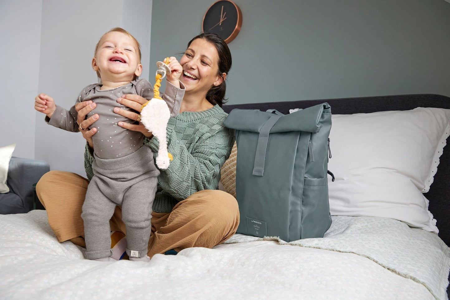 Lässig Wickelrucksack - Rolltop Up Backpack - anthrazi – jetzt kaufen